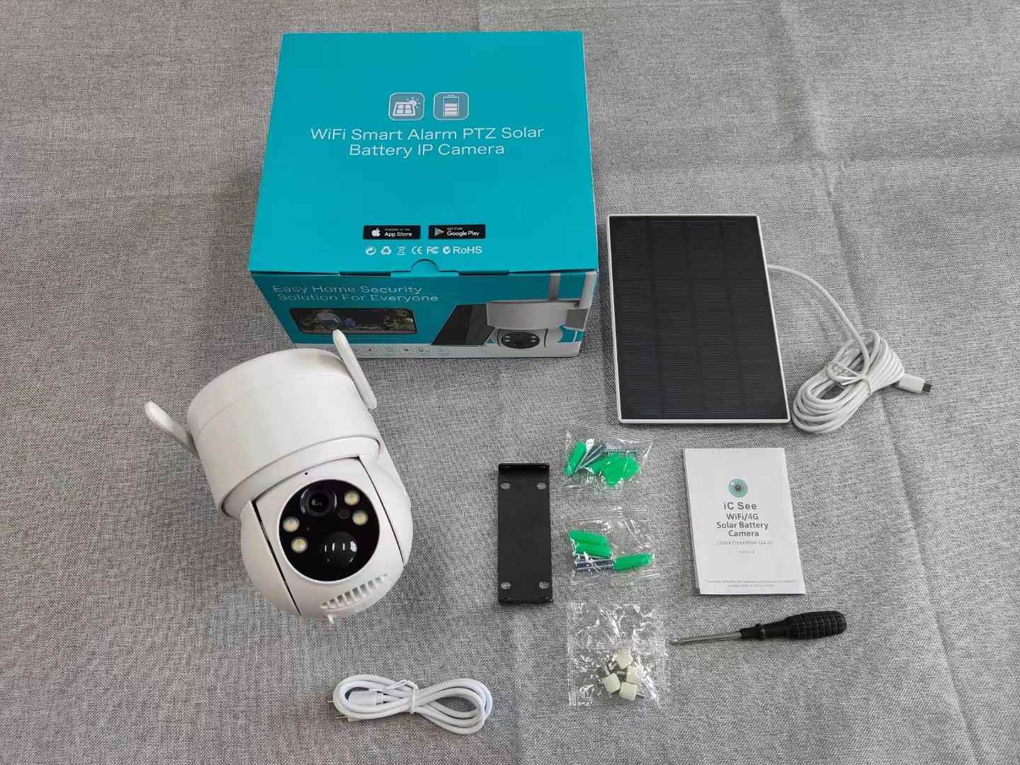 Caméra de surveillance audio vidéo à détection de mouvement
