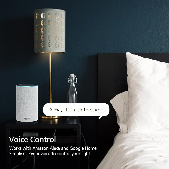 Ampoule Connectée, LED E27 6000k+600LM 7W RGB Compatible avec Alexa Google Home neuve