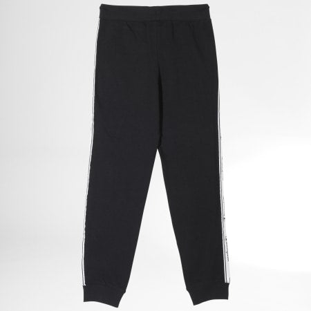 Pantalon Authentic Champion Legacy Powerblend Terry Tape Logo Rib Cuff Pantalon de survêtement, noir, L pour homme