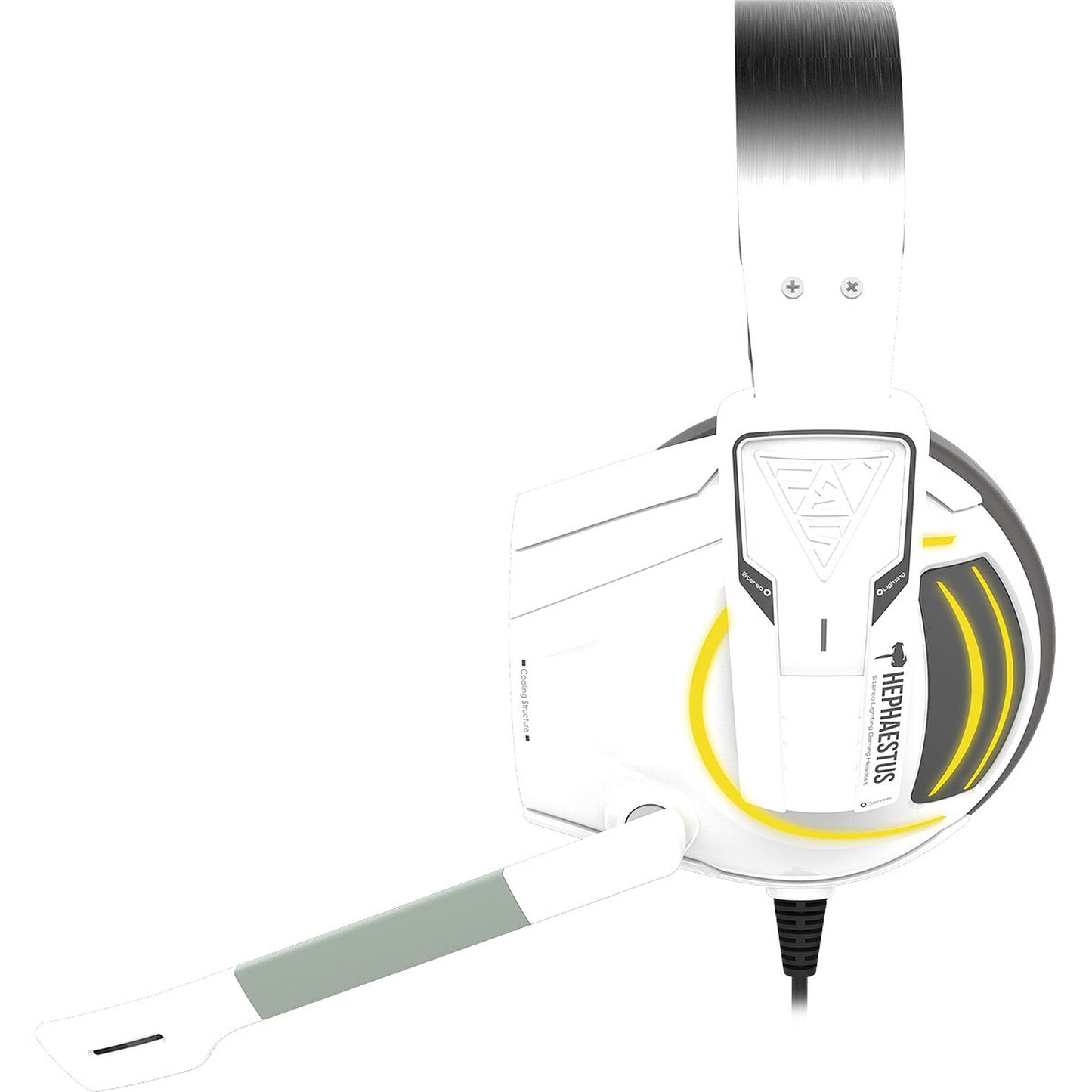 Gamdias Hephaestus E1
CASQUE-MICRO SUPRA-AURICULAIRE POUR GAMER RÉTRO-ÉCLAIRAGE 7 COULEURS
