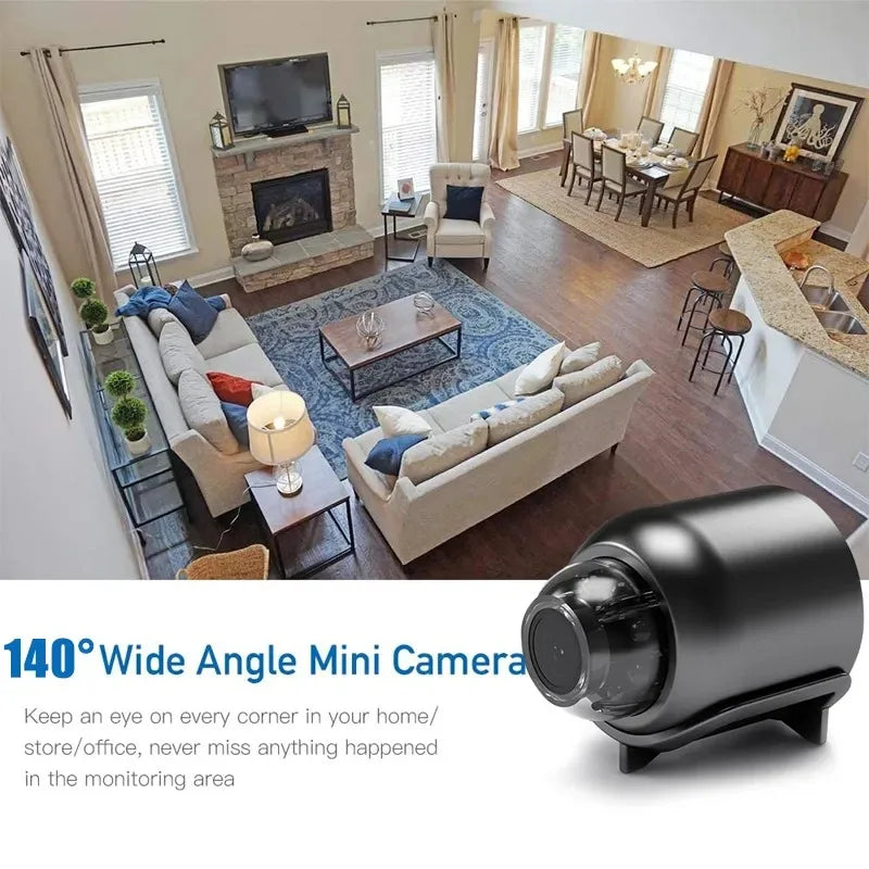 1080P HD Mini Caméra Sécurité Intérieure Sécurité Surveillance Bébé Moniteur Vision Nocturne Caméscope WiFi IP Cam Audio Vidéo Enregistreur