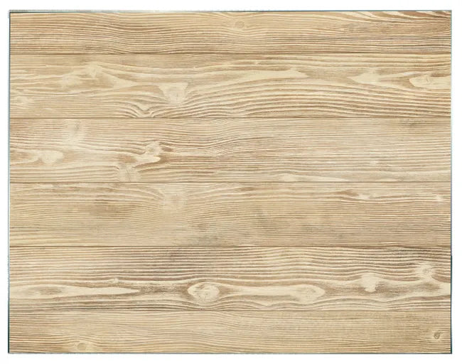 Fond de hotte verre trempé Effet Bois L.90 x H.70 cm Marron
