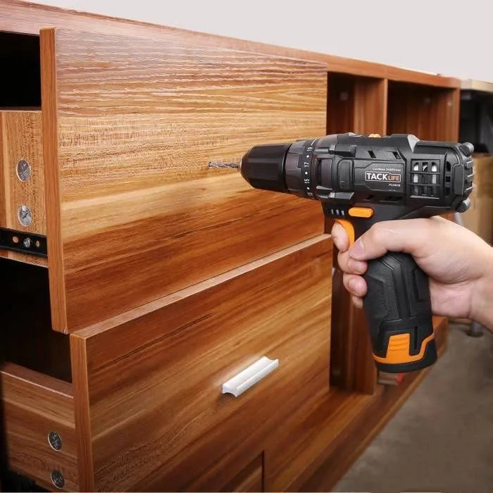 TACKLIFE PCD01B Perceuse Visseuse sans Fil 12V avec chargeur sans batterie