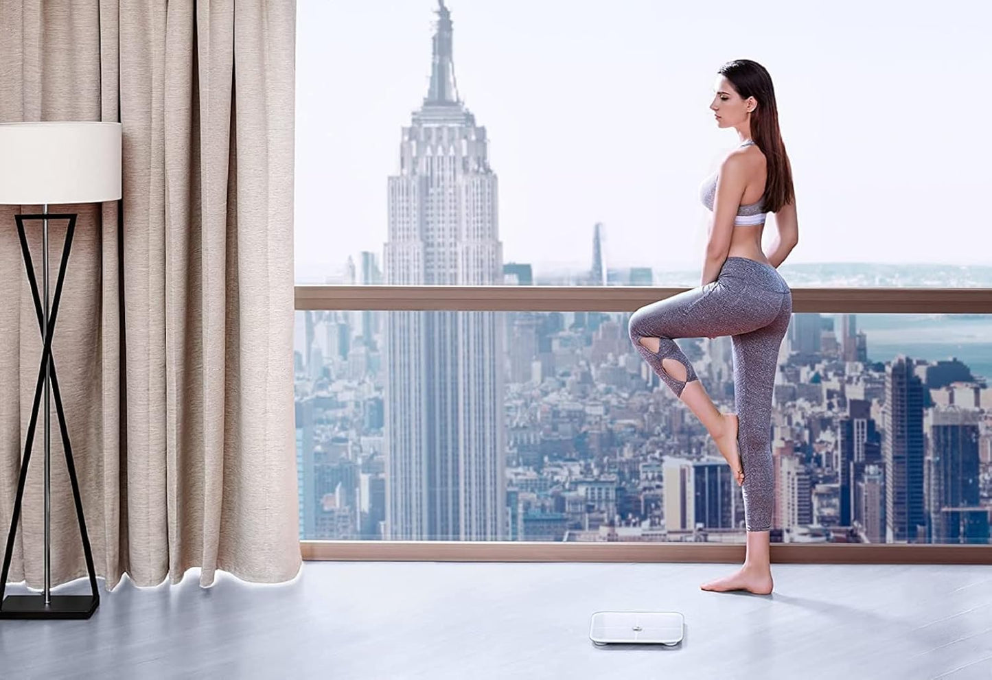 Huawei bxhuah100 – Pèse-Personne intelligent, Blanc