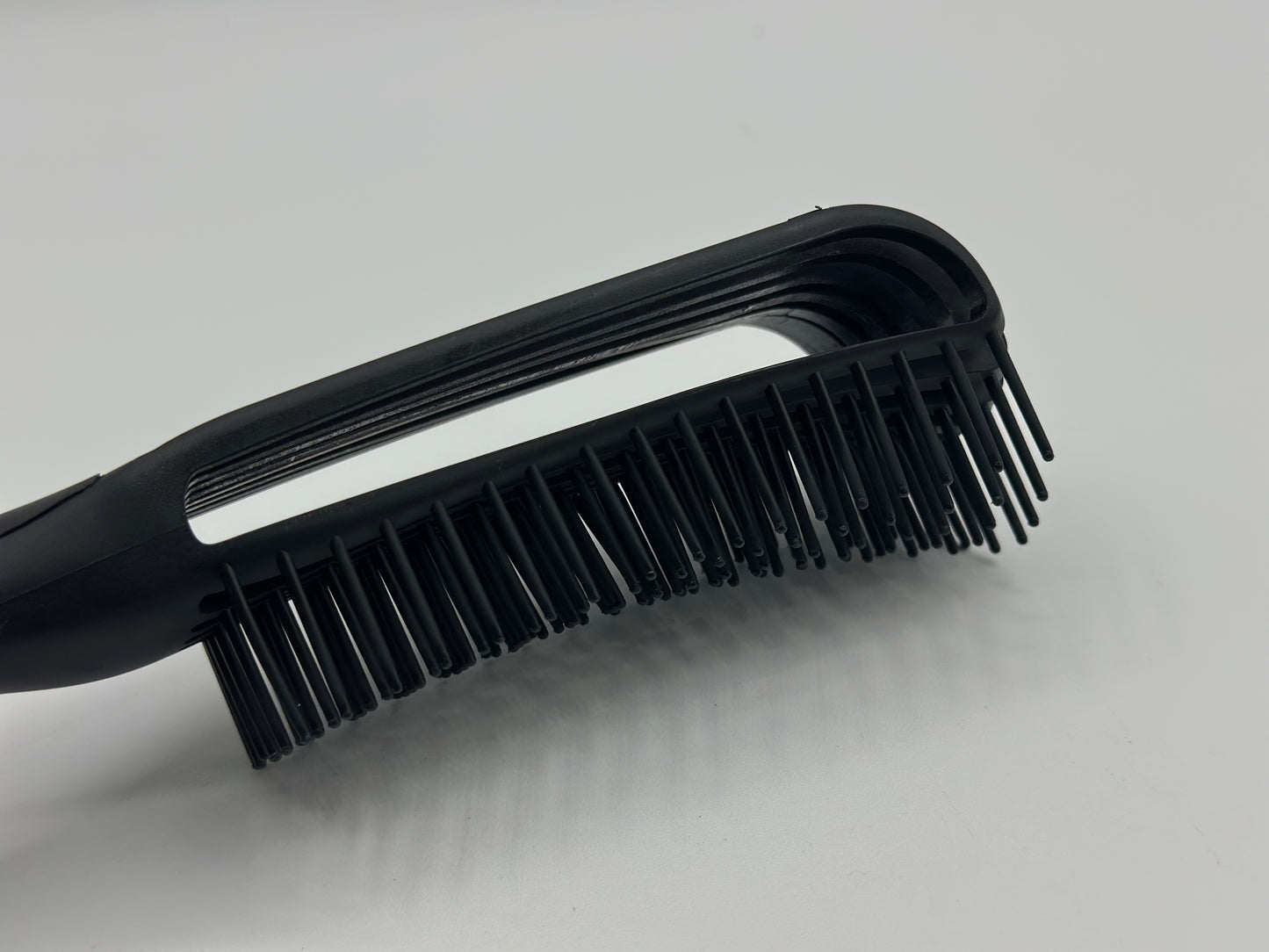 Kits 3 pièces peigne noir à huit griffes peigne en silicone souple pour cheveux bouclés secs et humides