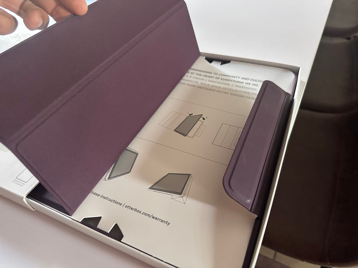 Coque Folio pour iPad Pro 12.9-in (4th/3rd gen), Antichoc, Anti-Chute, étui Folio de Protection Fin