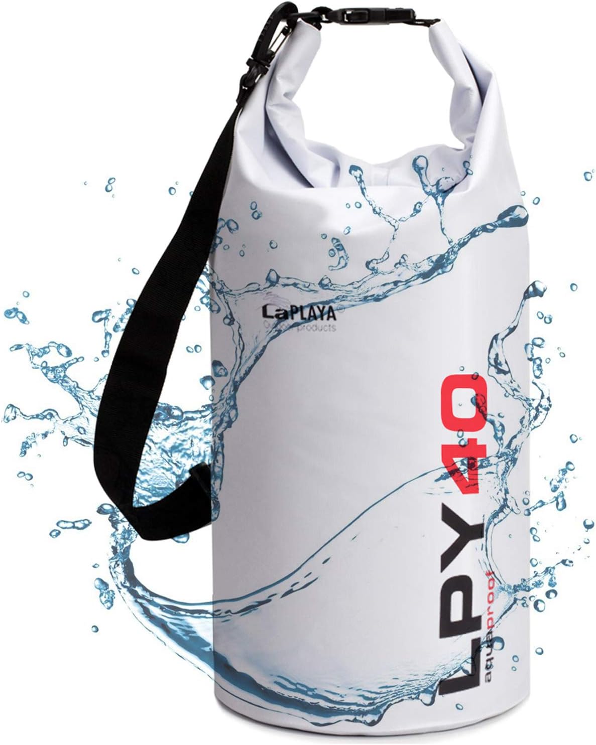 ALLCAMP Sac étanche 5 L/10 L/40 L 500D heavey-Duty PVC Sac étanche Dry Bag Sac pour Kayak/Bateau/Canoeing/Pêche/Camping/Piscine/Rafting/Snowboard