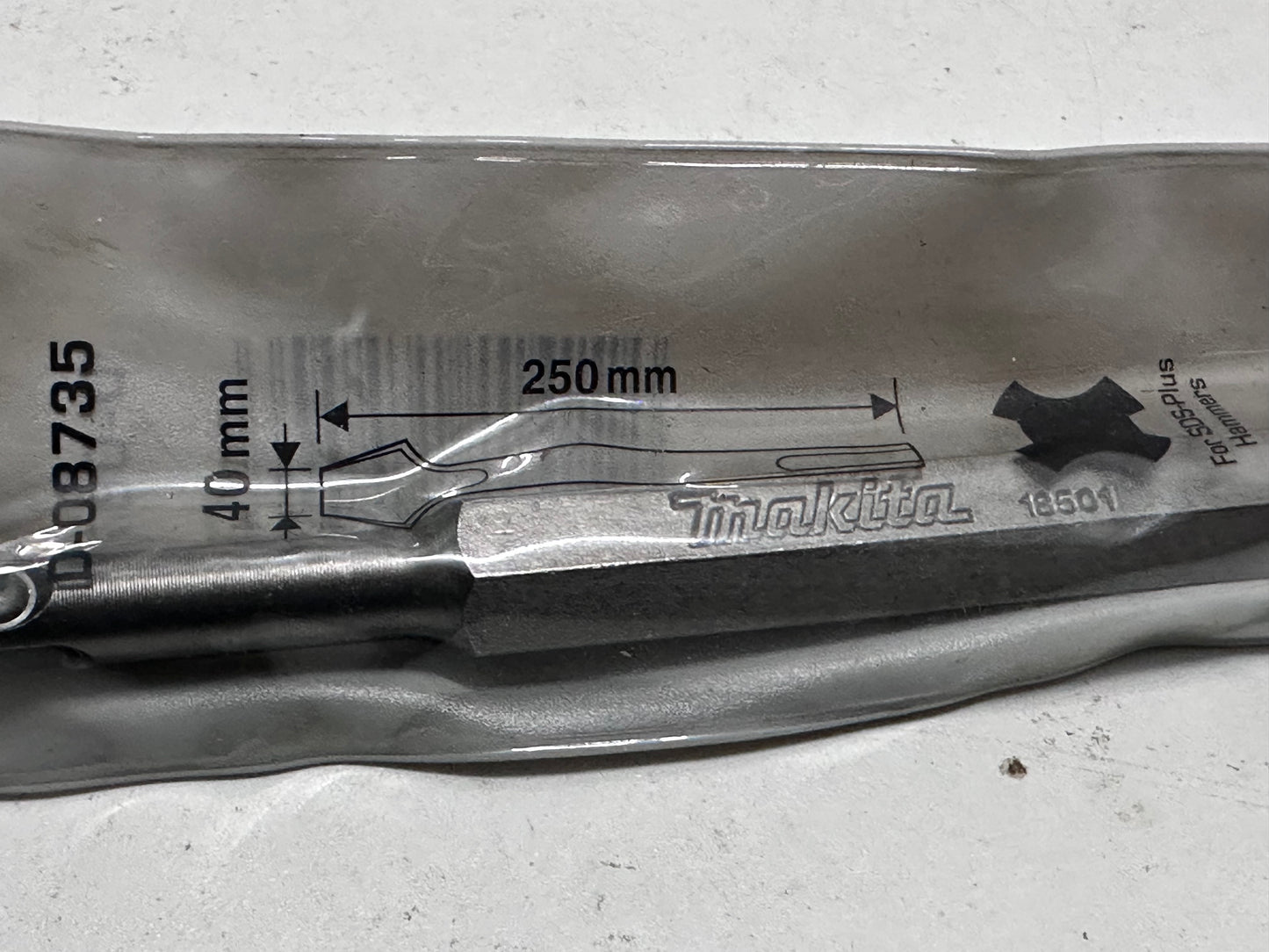 Burin large SDS-Plus 250x40mm - Makita D-08735