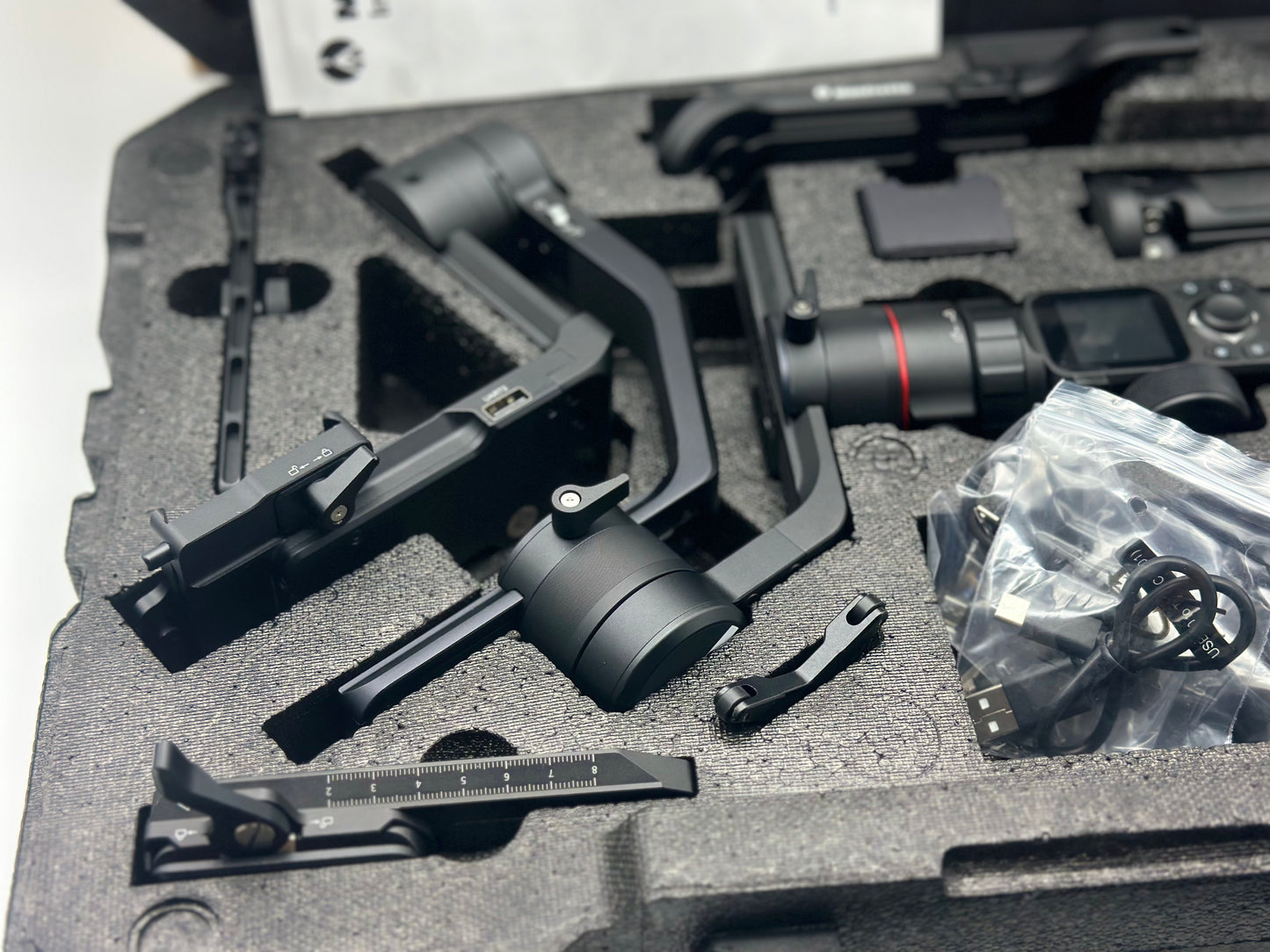 Stabilisateur Pro Portable à Cardan 3 Axes pour Appareils Photo Reflex, Idéal pour Les photographes