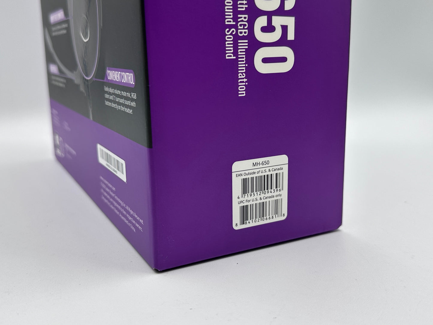 Casque de jeu Cooler Master RGB avec son surround virtuel 7.1 - Multiplateforme compatible avec les haut-parleurs audio en néodyme de 50 mm, un micro à flèche ultra-transparent et un cadre portable - USB de type A, noir
