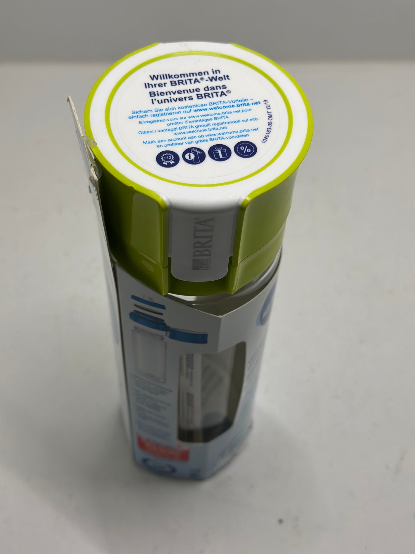 BRITA Fill&Go Bouteille Filtrante Plastique Vert 7,2 x 7,8 x 24,5 cm