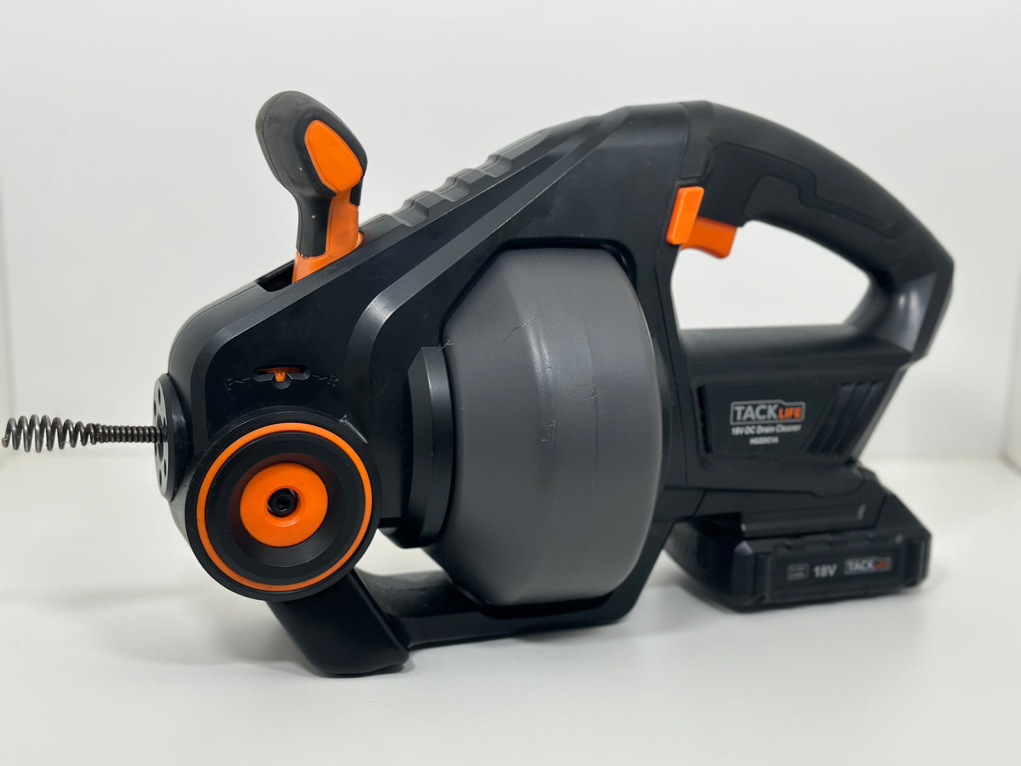 TACKLIFE 20V déboucheur de canalisations Automatique Tarière 25Ft Serpent de Plomberie Sans Fil pour Débouchage de Douche, d'Évier, canalisations…