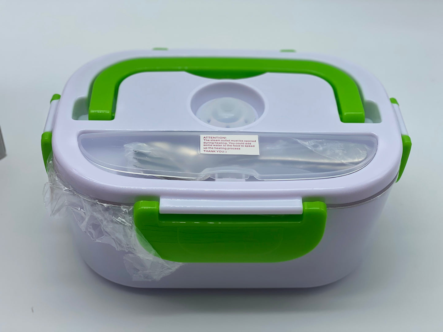 Boîte Chauffante Lunch Box 1.5L Électrique Boîte à Lunch Thermique 12V 24V 220V 40W 3 en 1 Boîte Alimentaires Boîte Repas revêtement en Isolation en Acier Inoxydable Boîtes-Repas