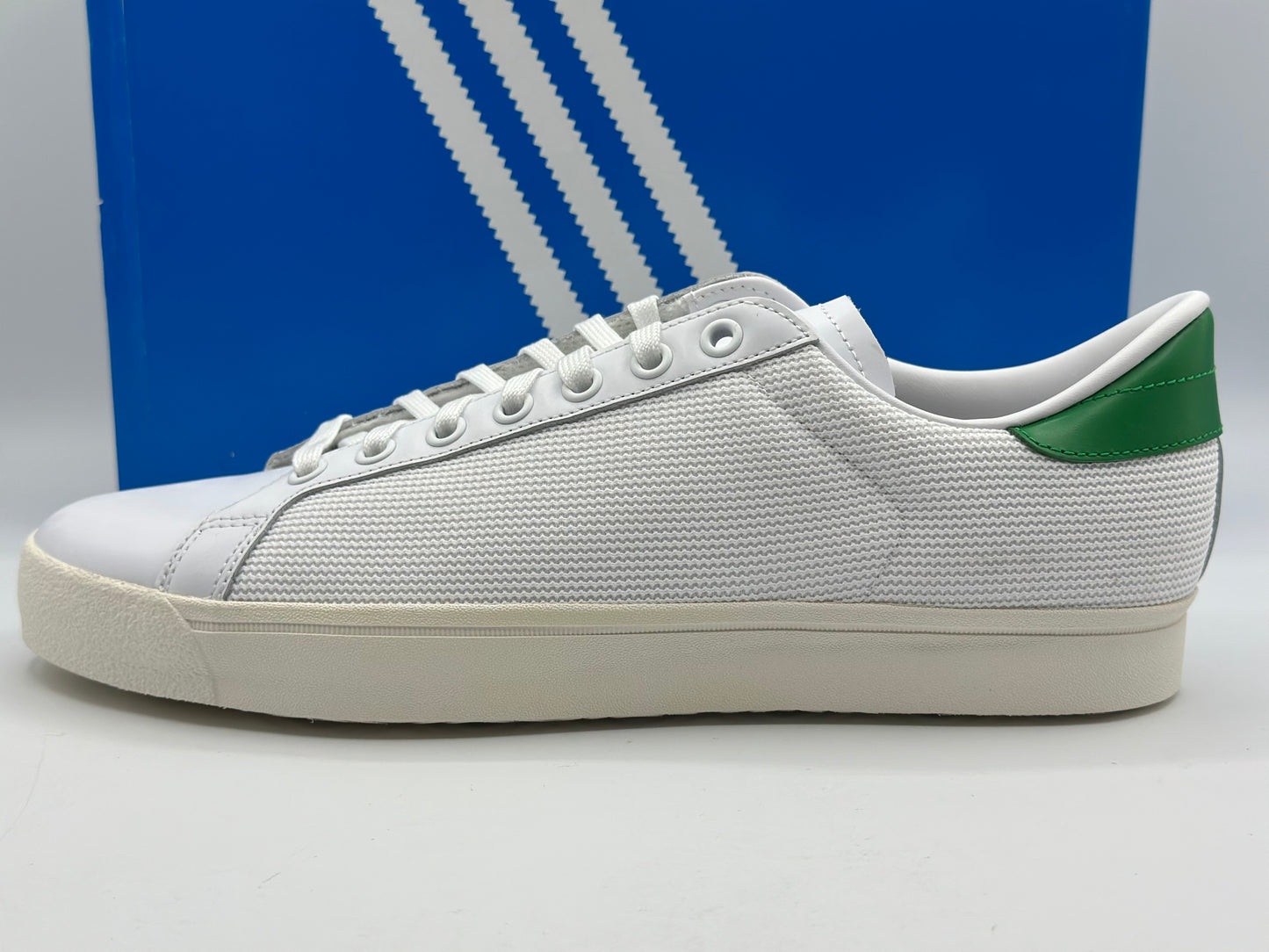 adidas Originals Rod Laver Chaussures vintage pour homme Blanc nuage/vert