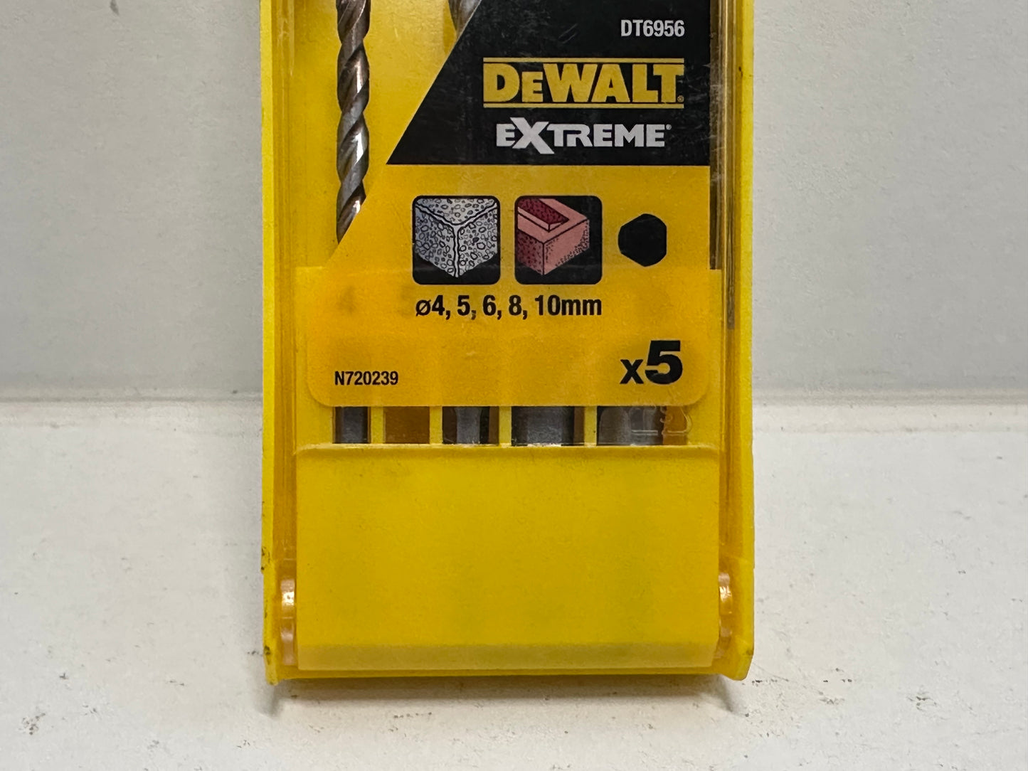 Coffret de 5 forêts béton Extreme DEWALT DT6956-QZ Ø 4,5,6,8,10mm