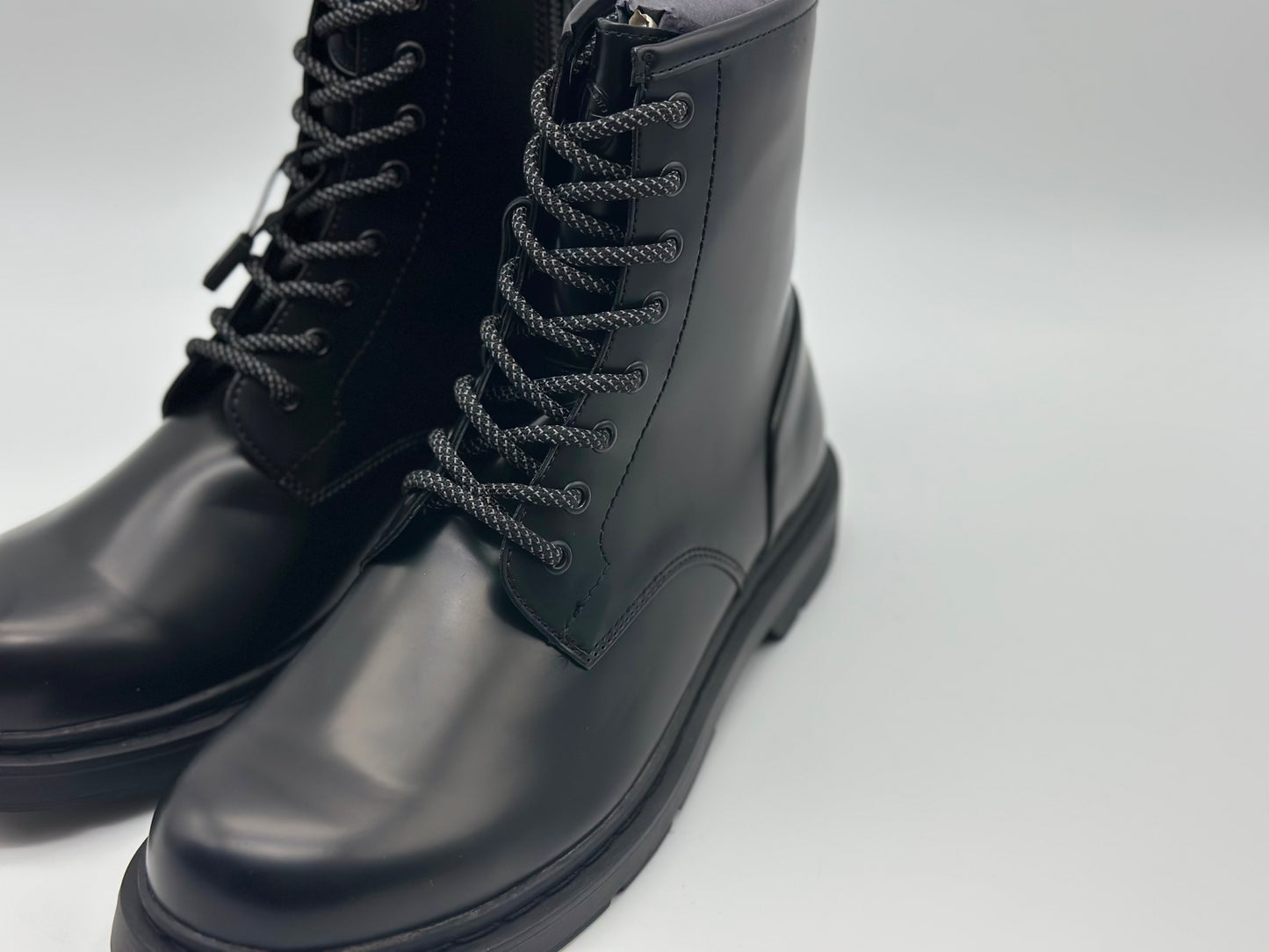 Bottines à lacets - black