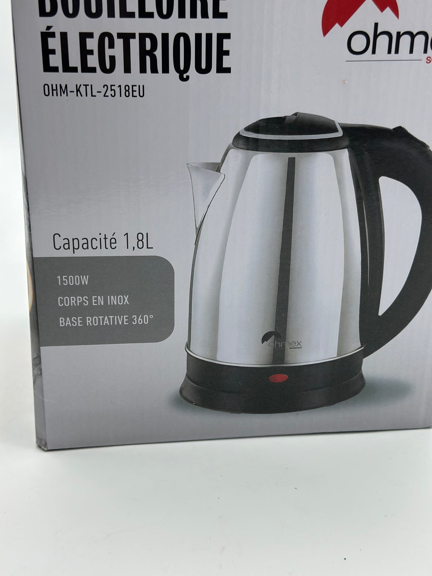 Bouilloire électrique 1,8L KTL-2518EU OHMEX