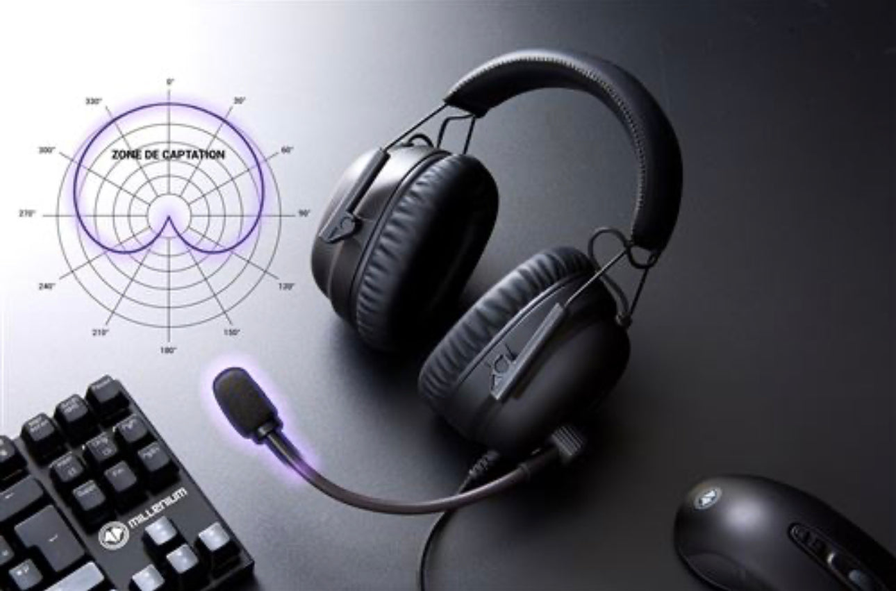 Casque Gamer Millenium MH3 Noir neuf