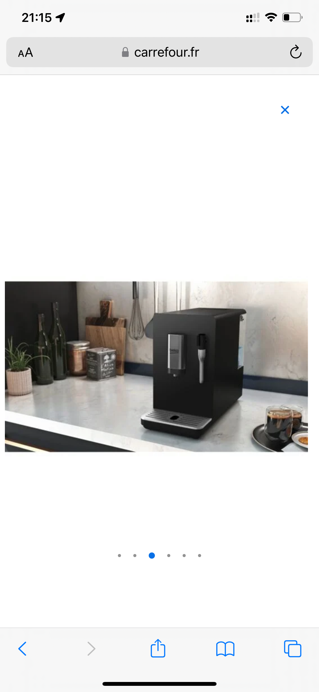 beko machine à expresso avec broyeur 19bars noir Neuve