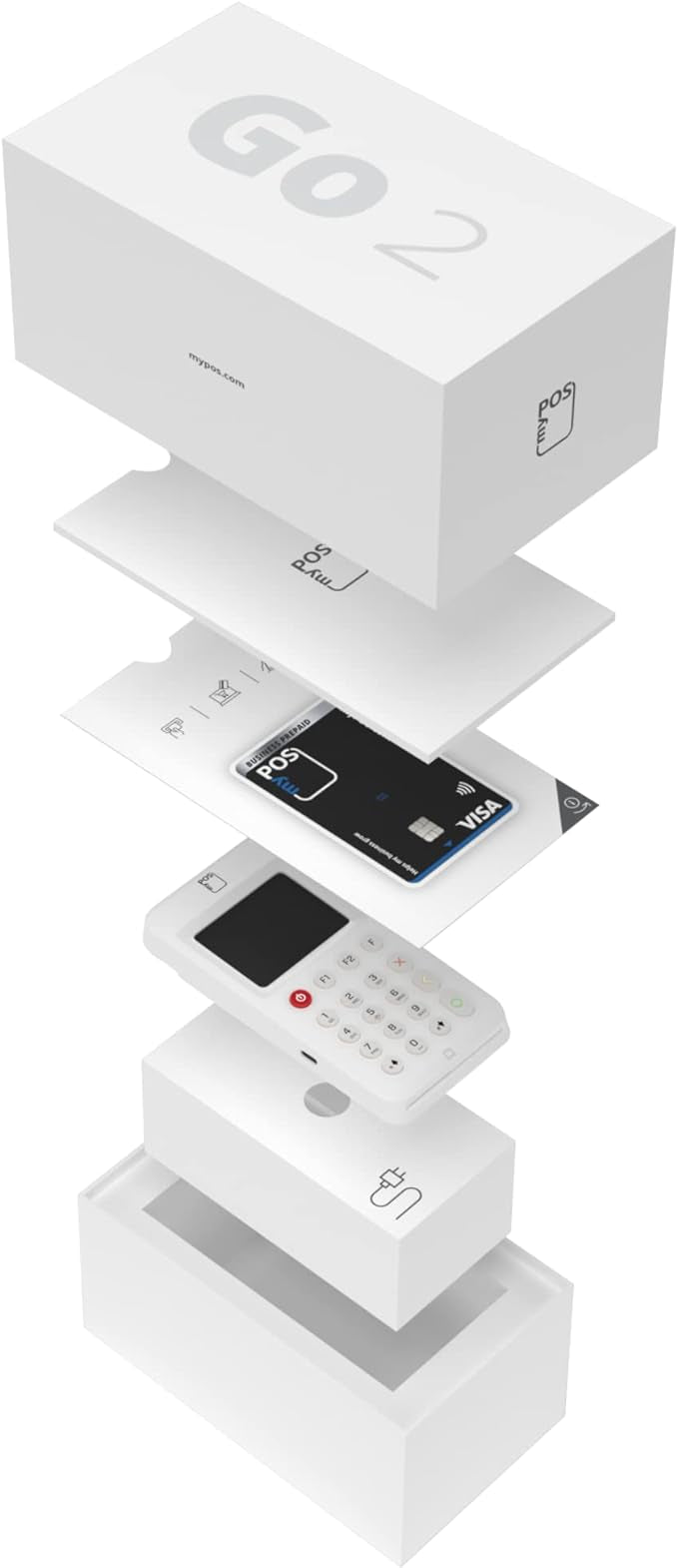 Terminal De Payement Sans Contacte MyPOS Go 2 Mobile POS