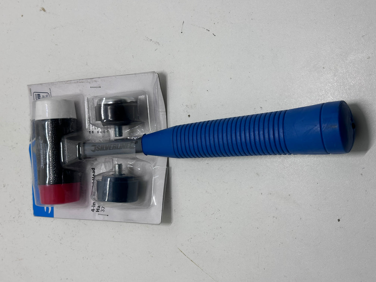Silverline - Maillet à 4 têtes interchangeables en Acier allié ø Tête 37 mm Multicolore