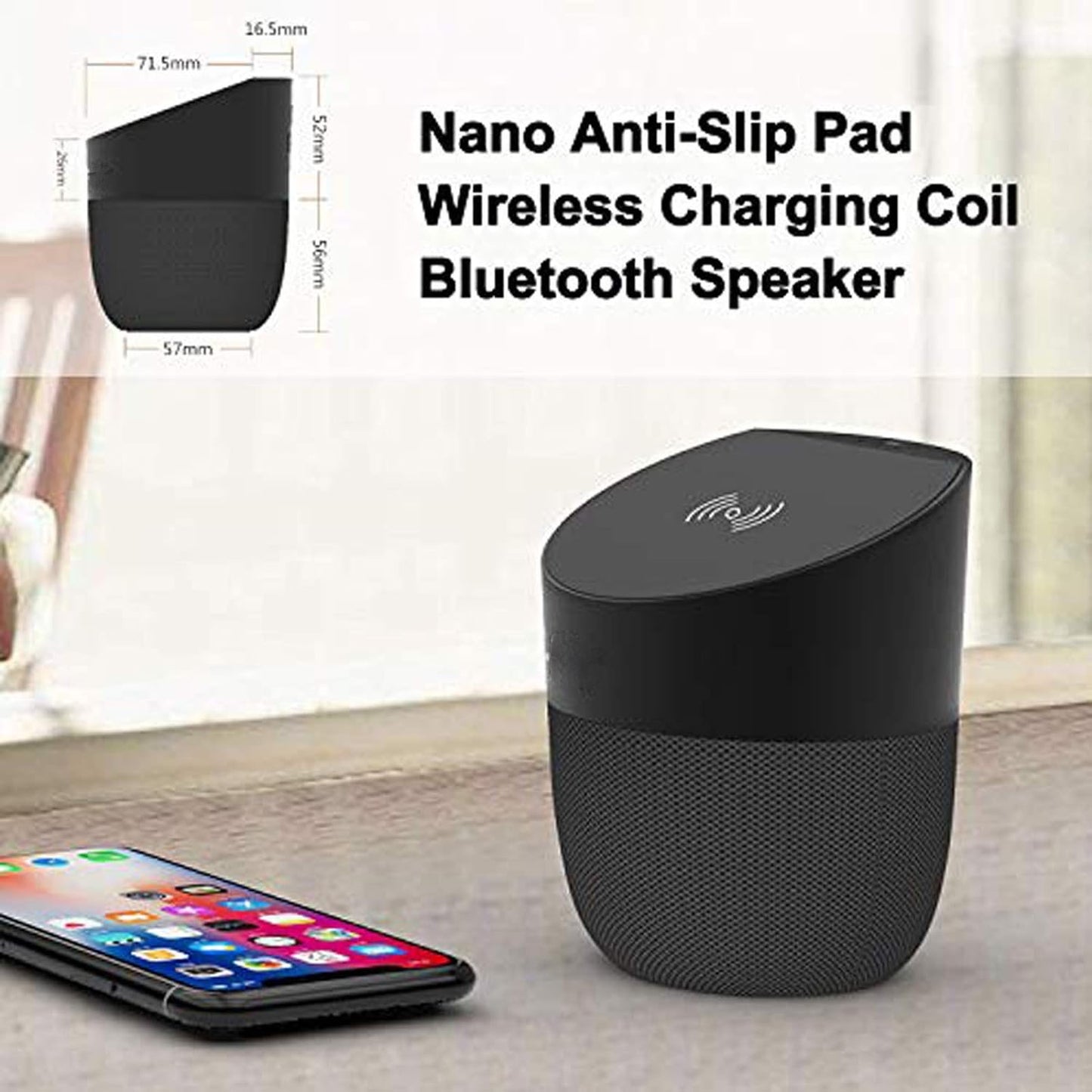 Chargeur sans Fil Bluetooth Portable pour iPhone X/8/8plus, Samsung Galaxy S9/S9Plus/S8/S8Plus S7/S7Edge/S6/S6Edge et Plusieurs Autres appareils