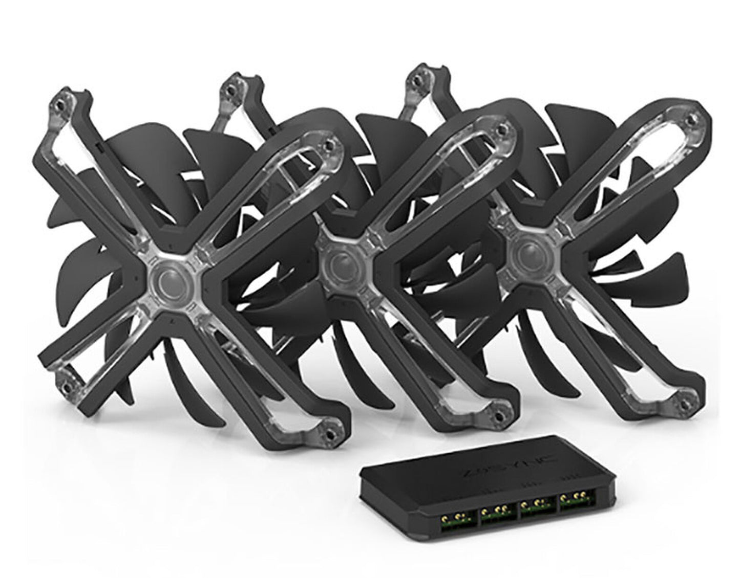 Zalman ZM-SF120A RGB (Par 3)
Lot De 3 Ventilateurs De Boîtier 120 Mm Led RGB Adressables + Boîtier De Contrôle Z-Sync