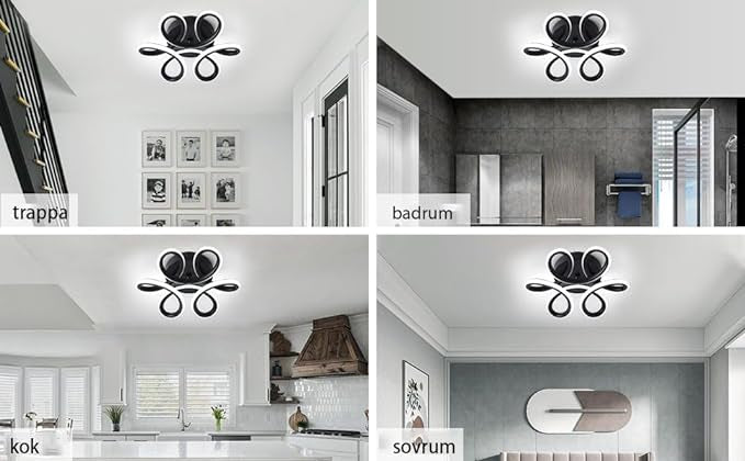 plafonnier lumière de hall de température de couleur 3000k, design moderne, 30w, 2800lm neuve