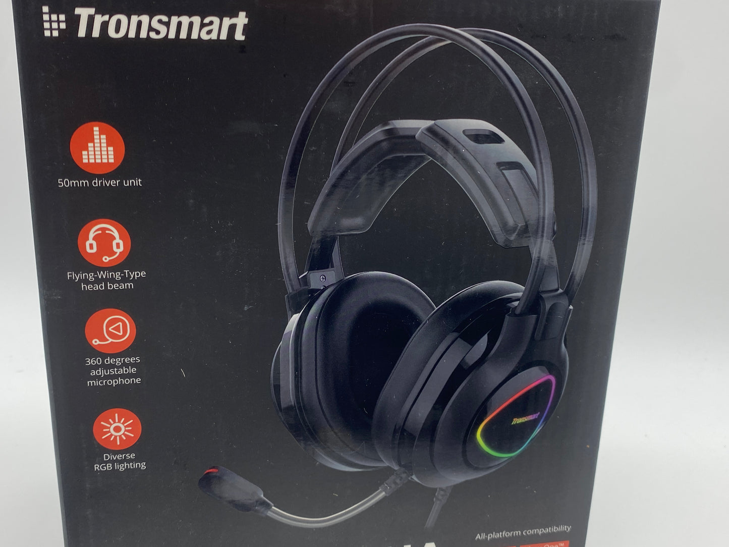Casque Gaming PS4 Xbox One PC, avec Micro Anti Bruit Control Audio intégré Neuf