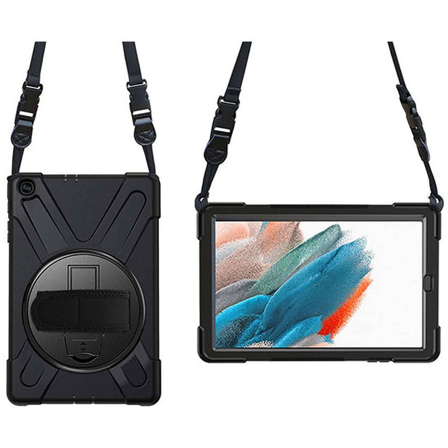 Akashi Coque Renforcée Samsung Galaxy Tab A8 10.5"
COQUE RENFORCÉE AVEC SUPPORT ROTATIF POUR SAMSUNG GALAXY TAB A8 10.5"