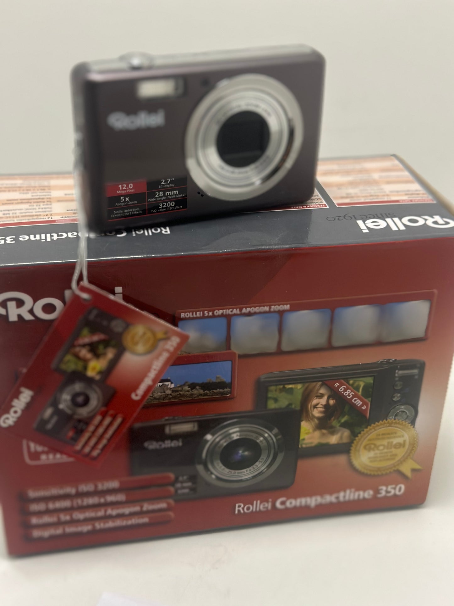 Rollei Compactline 350 Appareil photo numérique 12 Mpix Mauve neuve