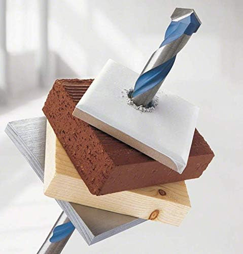 Bosch Professional 7 pièces. Ensemble de forêts(Multi Construction, Ø 4/5/6/6/8/10/12 mm, Suffisant pour Bohrmaschins avec Support de foret à tige ronde)