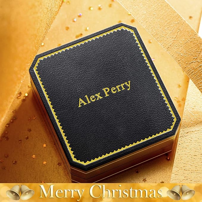 Alex Perry Collier en Cristal pour femmes, Collier en Argent 925, Pendentif en Cristal Cube pour Filles, Cadeaux Personnalisés pour Elle, Cadeaux pour la Fête des Mères, avec boîte à bijoux