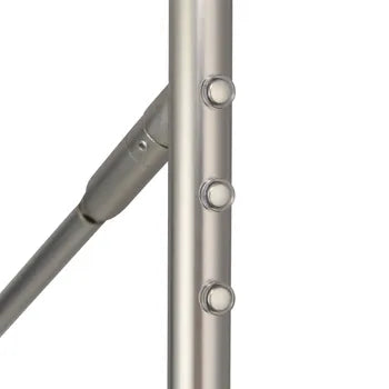 Lampadaire avec liseuse, Mirasol, nickel, H.181 cm 2044 + 584 lm neuf