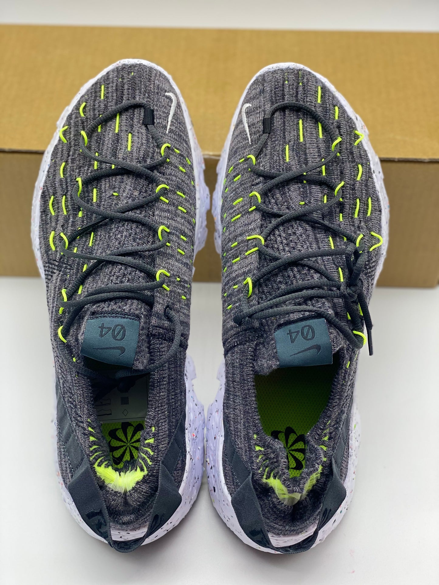 Chaussures de running Nike Space Hippie 04 pour hommes - Noir - Synthétique - Lacets