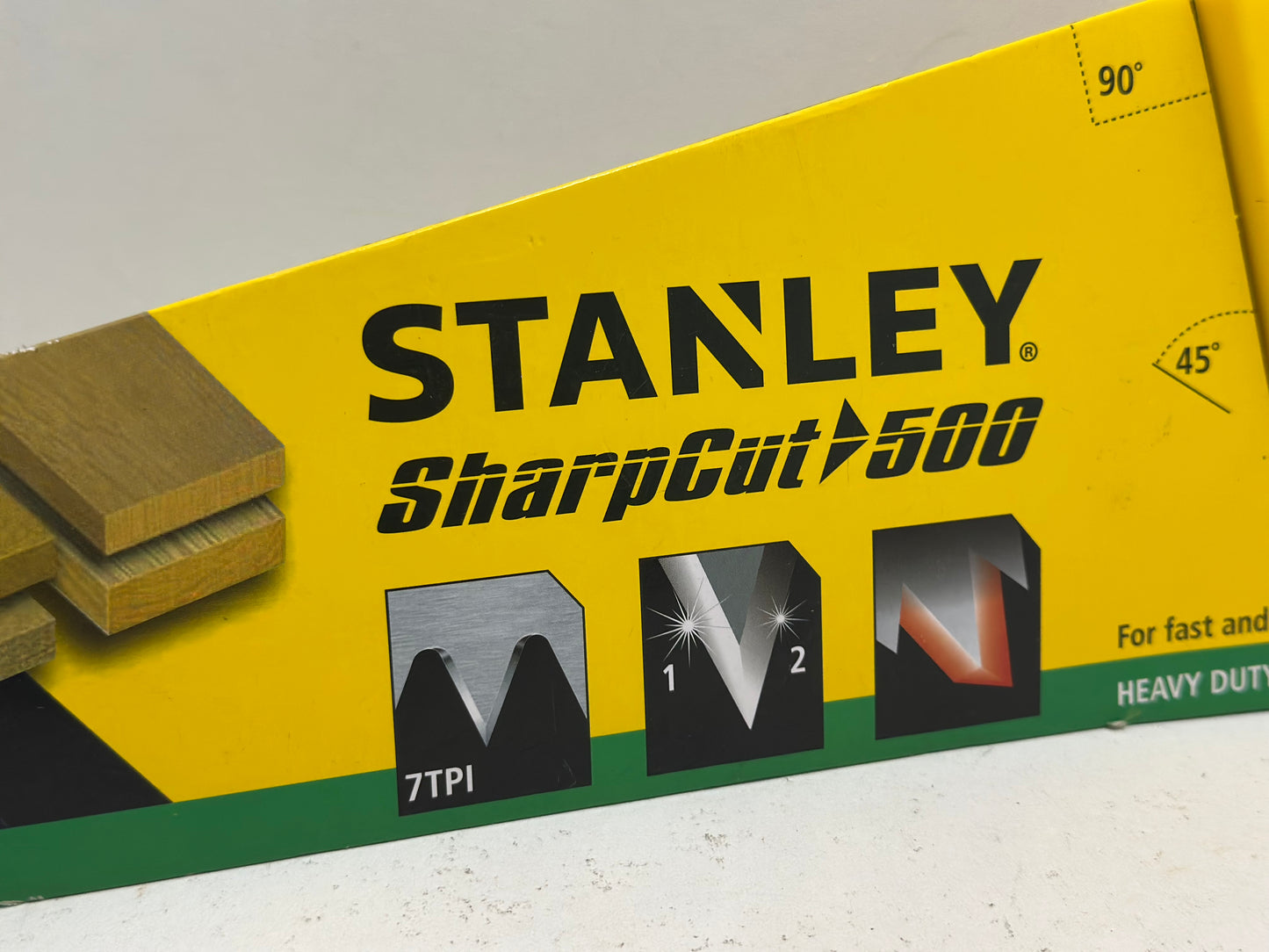 Stanley Stht20367-1 Scie Egoine Sharpcut Coupe de Debit 500mm Multicolore