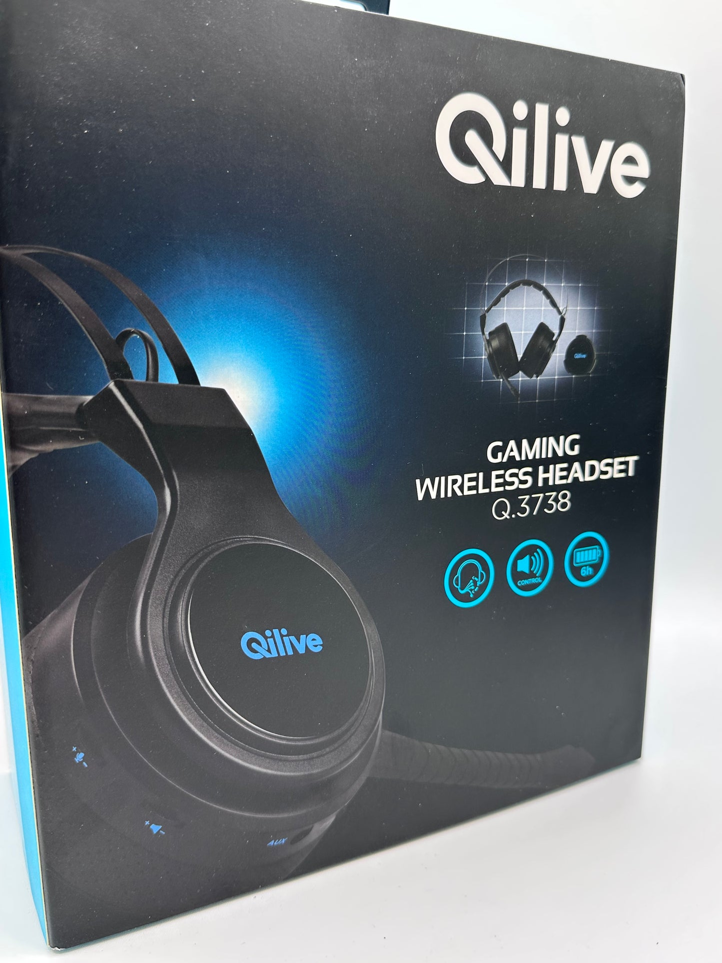 QILIVE
Casque sans fil Gaming Q.3738 Noir
Microphone - Stéréo - 6 heures d'autonomie