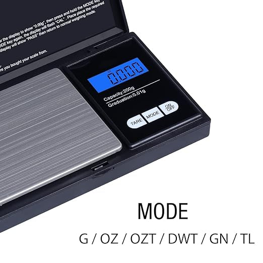 Balance de Poche - Haute Précision Balance de Cuisine 200gx0.01g, Portable Mini Balance de Bijoux