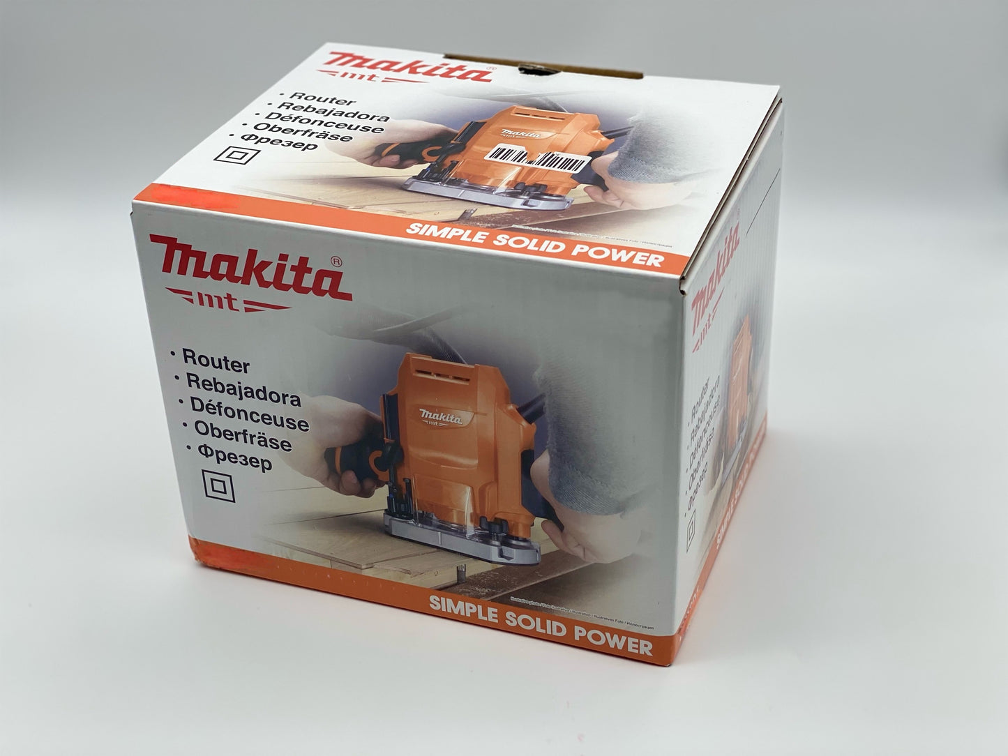 Défonceuse Routeur 900 W Orange et noir Makita