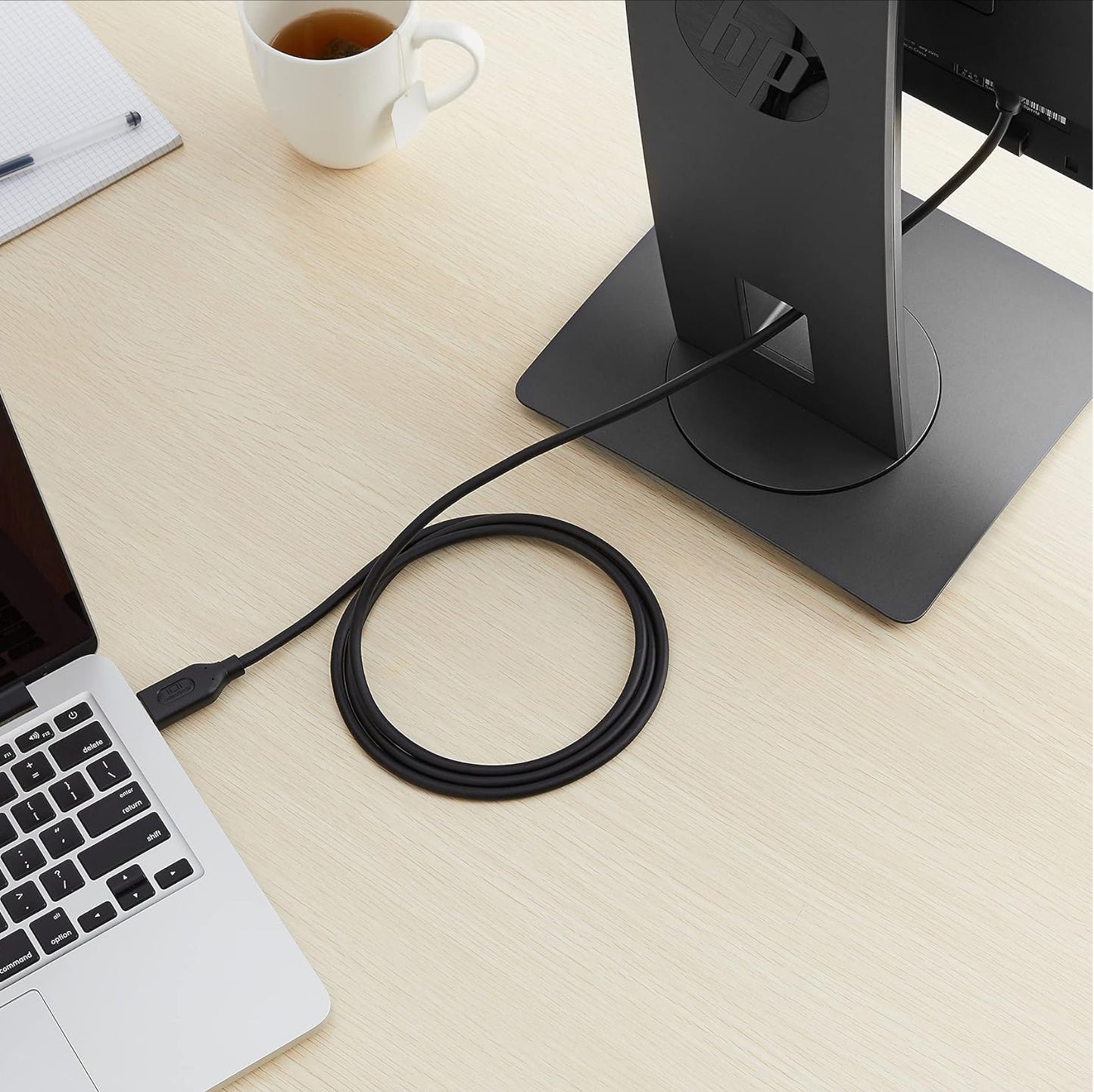 Amazon Basics Câble DisplayPort vers HDMI - 1,8 m, Lot de 10, Noir