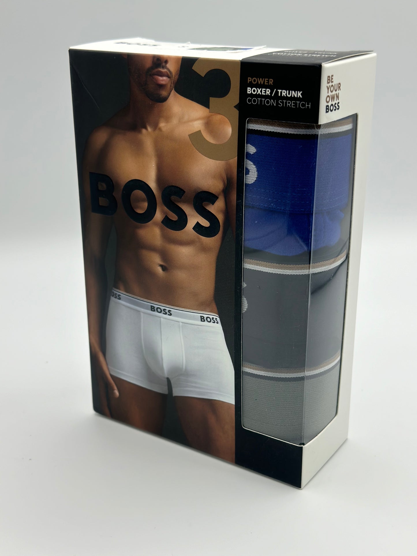 Boxer 3-Pack boss , Blue/Red/Black neuf tailles S