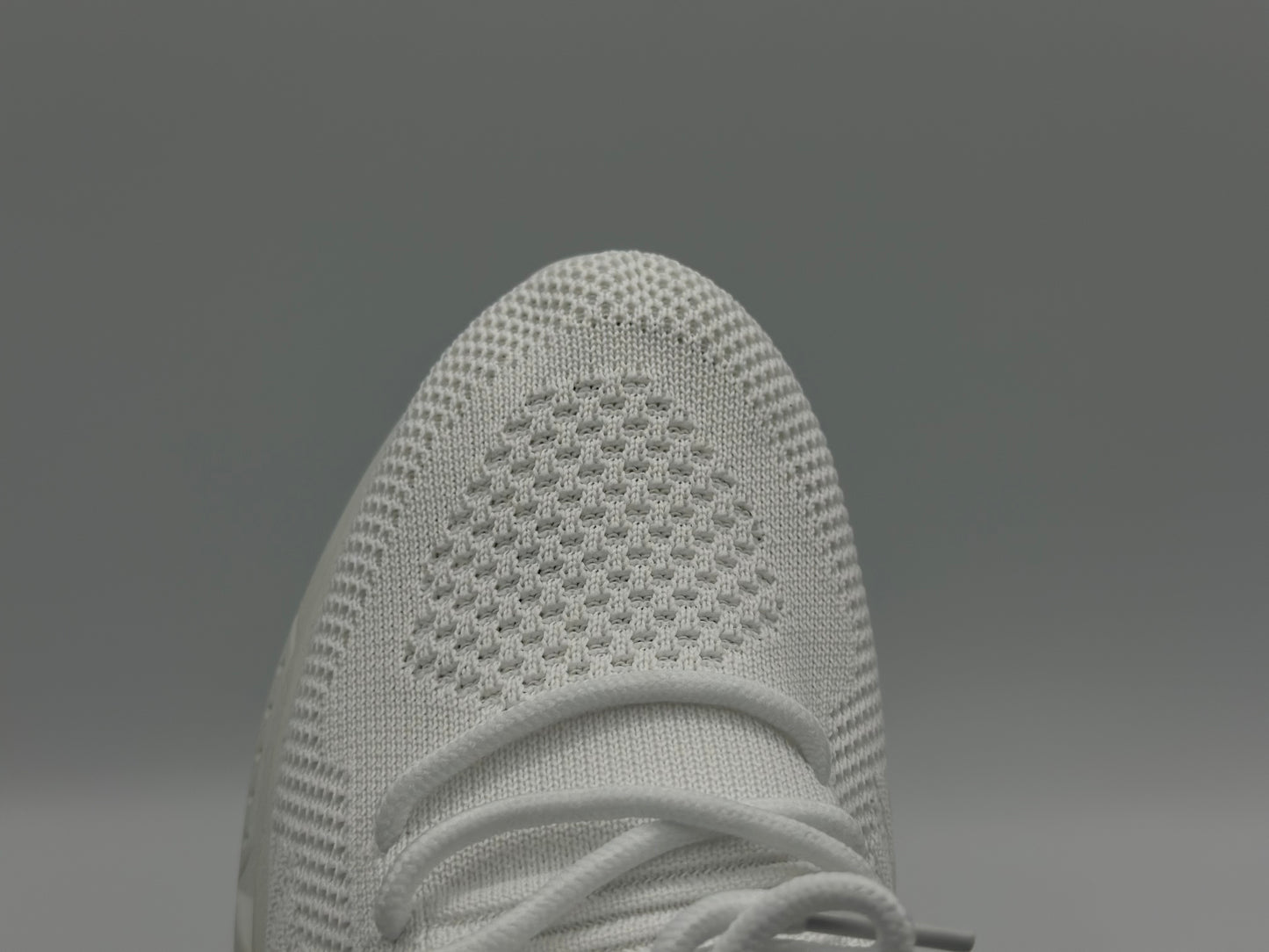 Semelles intérieures en dentelle pour homme - Maille souple - Couleur tendance - Chaussures de sport décontractées respirantes et solides - Pour la course à pied, blanc, 40