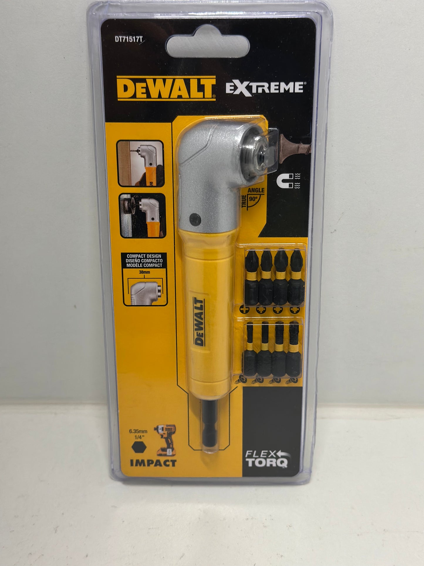 Retour D'Angle Droit + 8 Embouts Vissage - DT71517T-QZ DEWALT