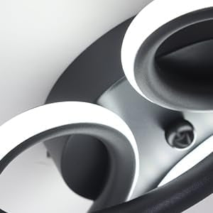 plafonnier lumière de hall de température de couleur 3000k, design moderne, 30w, 2800lm neuve