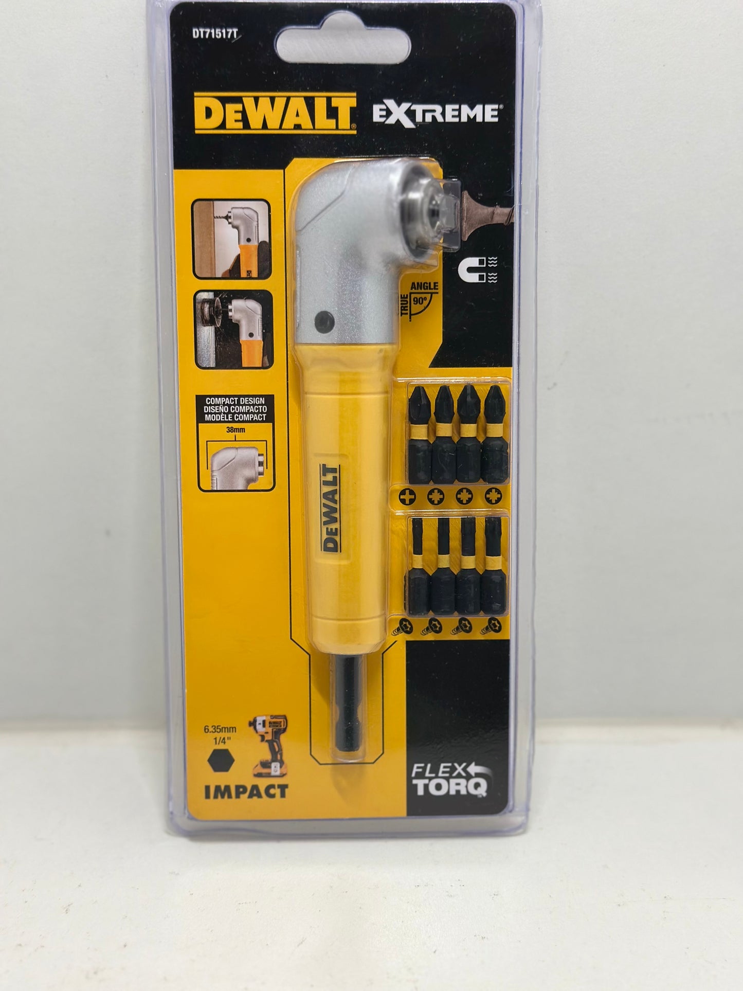 Retour D'Angle Droit + 8 Embouts Vissage - DT71517T-QZ DEWALT