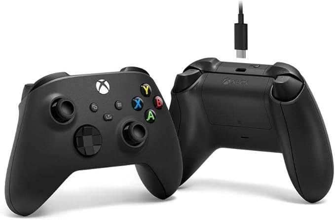 Xbox Wireless Controller pou PC + USB C Kabel