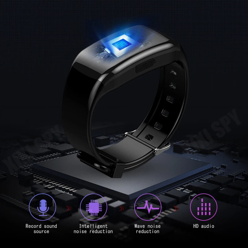 Mini caméra montre enregistreur vidéo vocal 1080P HD DV Bracelet numérique professionnel dictaphone son petit micro pour la maison sécurisée