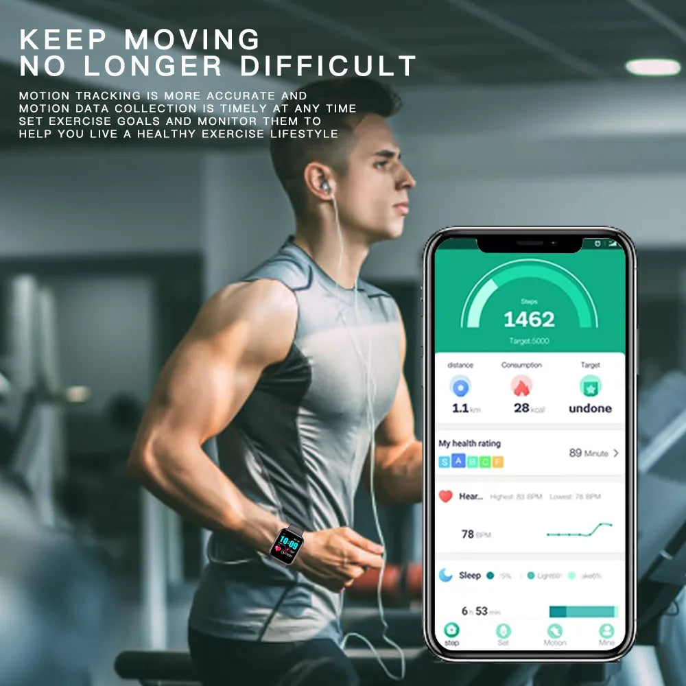 Smart Watch Femmes Hommes Enfants Smartwatch Digital Sport Fitness Montres Bracelet Hommes Smartwatch montre connectée homme