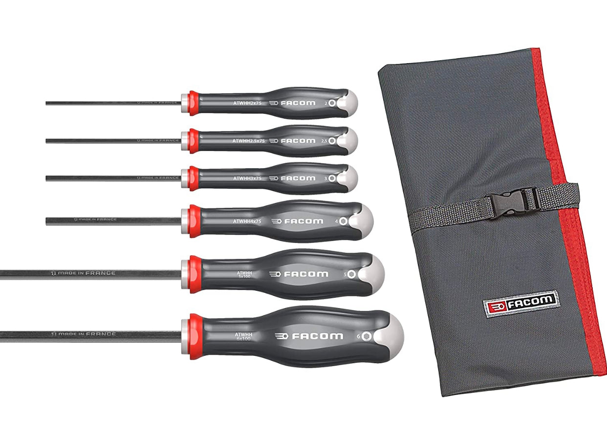 Jeu De 6 TOURNEVIS PROTWIST Avec Empreinte 6 Pans Émmanchées