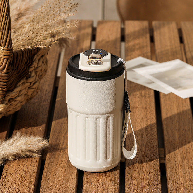 Thermos "Smart-Temp" 450ml – Affichage LED Tactile & Acier Inoxydable
